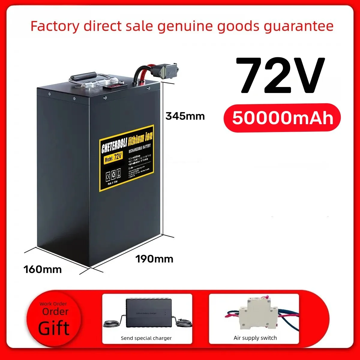 72V 30Ah Lifepo4 Battery Pack - Aleaivy 60V 72V Batteria al litio
