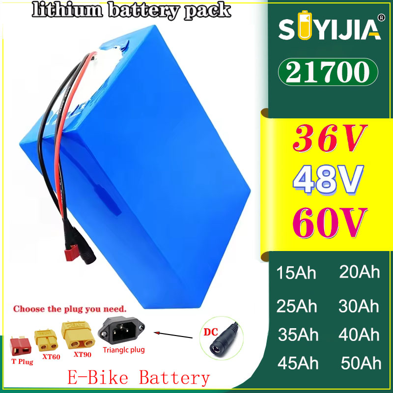 60V 30Ah 21700 Battery Pack - Batteria per E-bike 36V 48V 60V