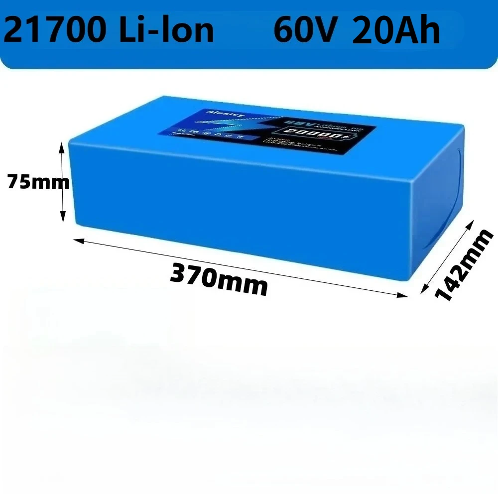 60V 30Ah 21700 Battery Pack - Batteria al Litio Aleaivy 16S6P 60V