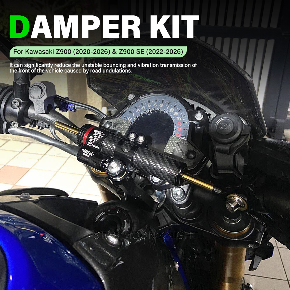 Steering Damper Stabilizer Kit Cnc - Nuovo Ammortizzatore di Sterzo CNC per