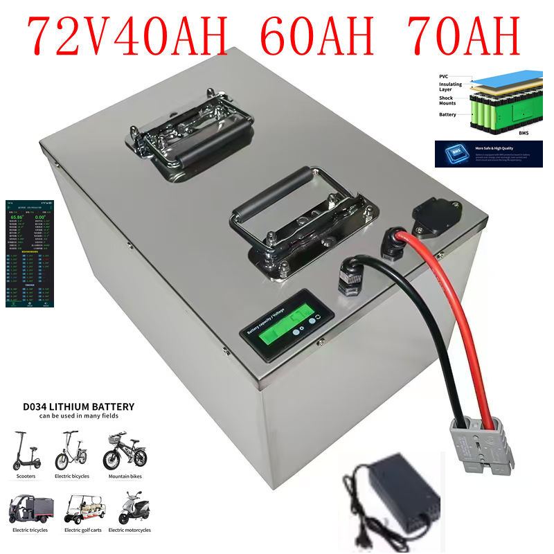 72V 30Ah Lifepo4 Battery Pack - Batteria agli Ioni di Litio 72V
