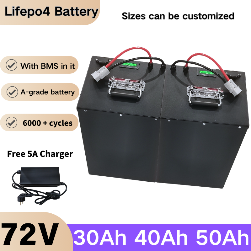 72V 30Ah Lifepo4 Battery Pack - Batteria al Litio LiFePO4 XNY 24S