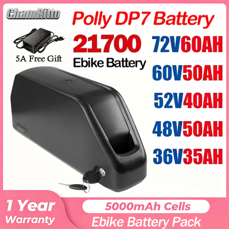 60V 30Ah 21700 Battery Pack - Batteria Hailong Polly 52V 50Ah per