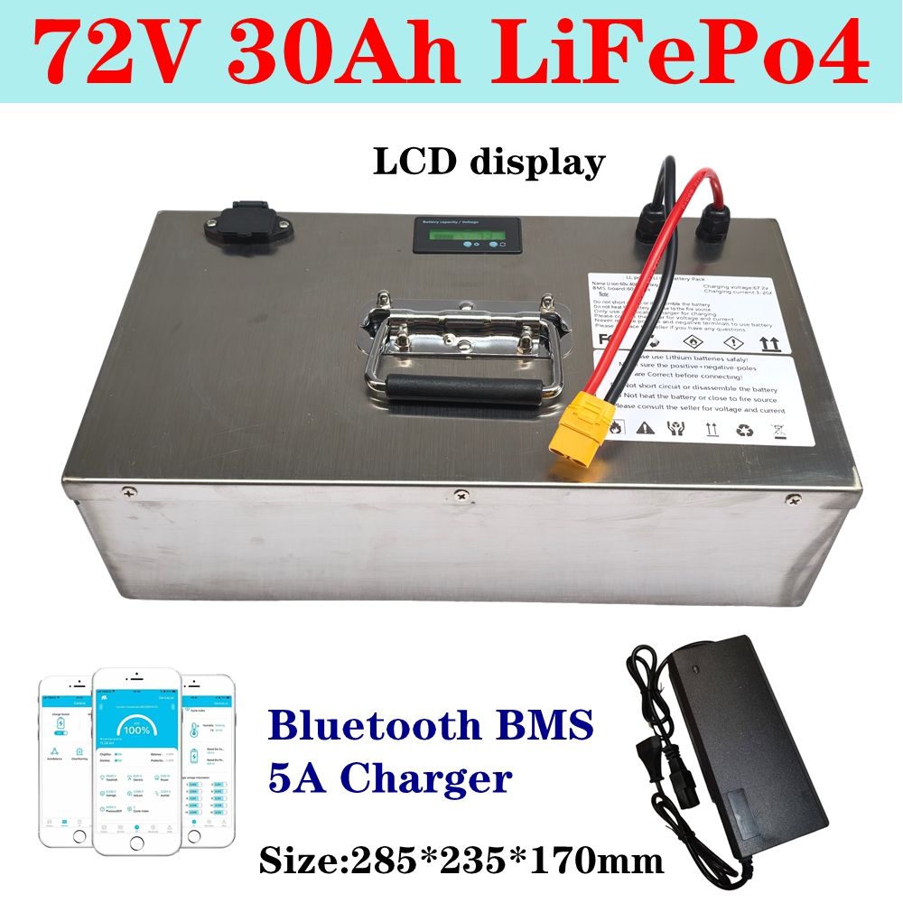 Batteria BMS Lifepo4 aggiornat - 72V 30Ah Lifepo4 Battery Pack recensione e prezzo