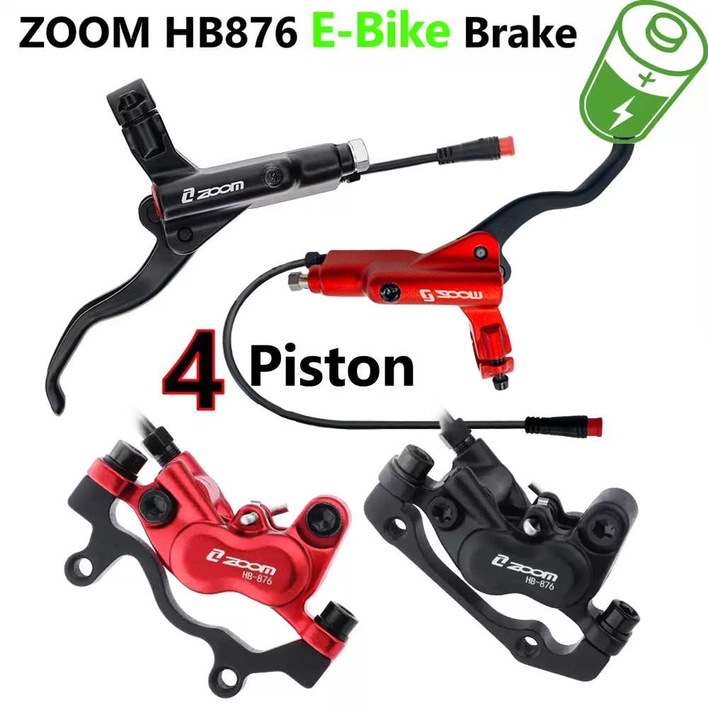 ZOOM HB-876E E-Bike Set freno  - Zoom Hydraulic Brake 4 Piston E-Scooter recensione e prezzo