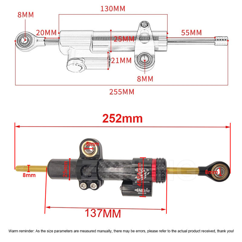 Kit di supporto staffa ammorti - Steering Damper Stabilizer Kit Cnc recensione e prezzo