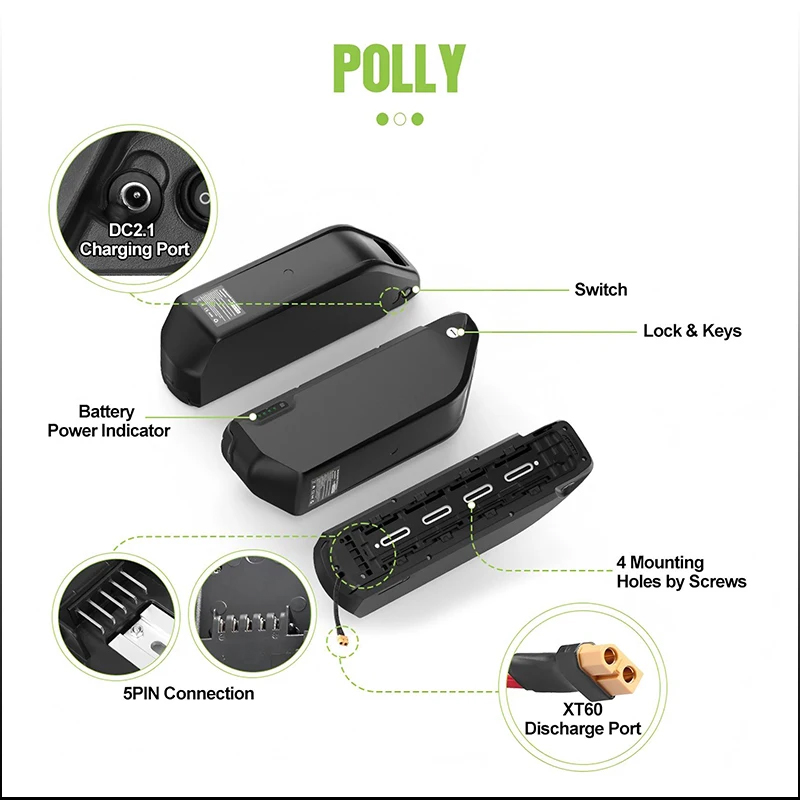 Batteria Hailong Polly 52V 50A - 60V 30Ah 21700 Battery Pack recensione e prezzo
